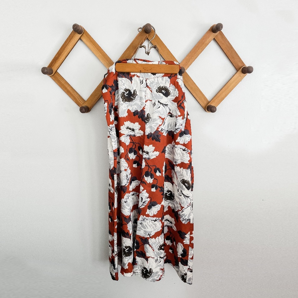 Zara floral palazzo/wide leg pants